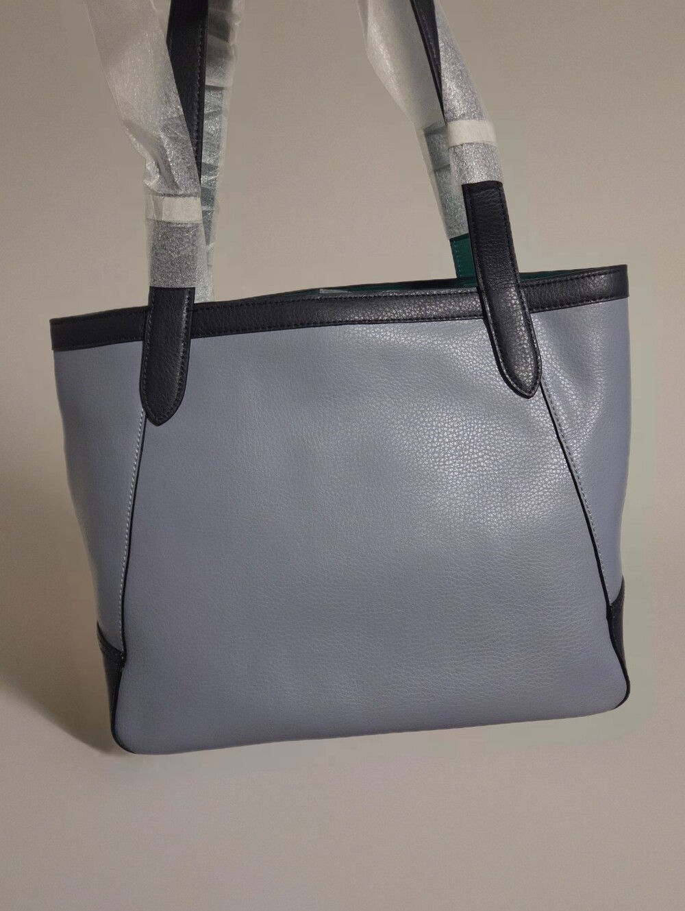 Coach Colorblock Horse And Carriage Pebbled Leather Tote. - Picture 2 of 5